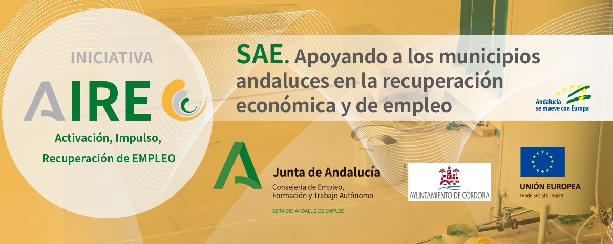 Ayuntamiento de Córdoba - Iniciativa AIRE. Activación, Impulso y Recuperación del Empleo