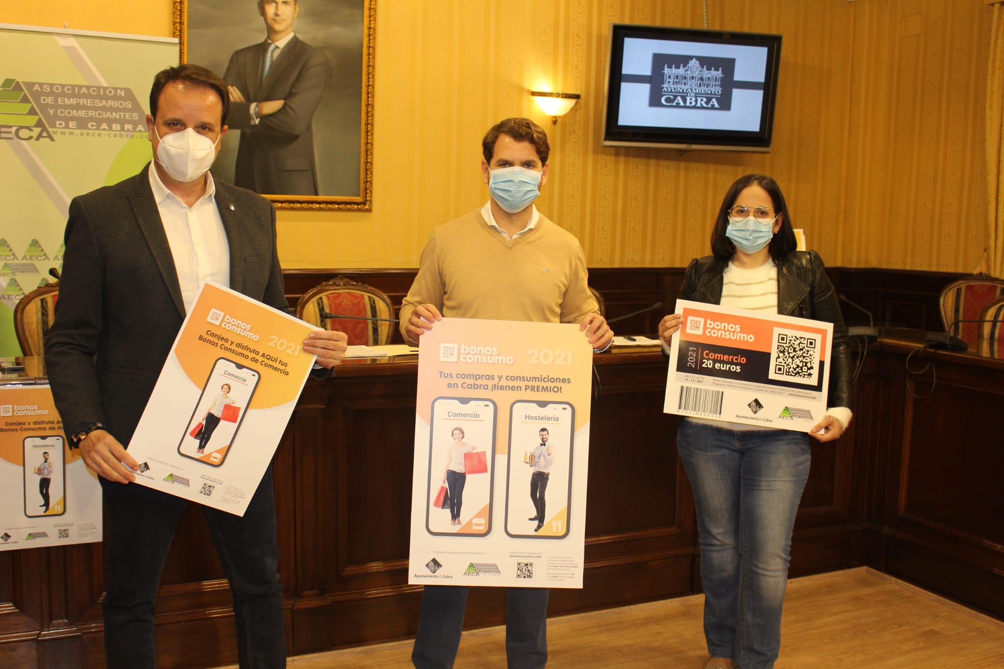 El Ayuntamiento de Cabra y AECA destinan 100.000 euros a la Campaña de Bonos Consumo – Ayuntamiento de Cabra