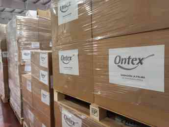 Ontex España dona 18.000 productos de higiene personal a las víctimas de la erupción de la isla de La Palma