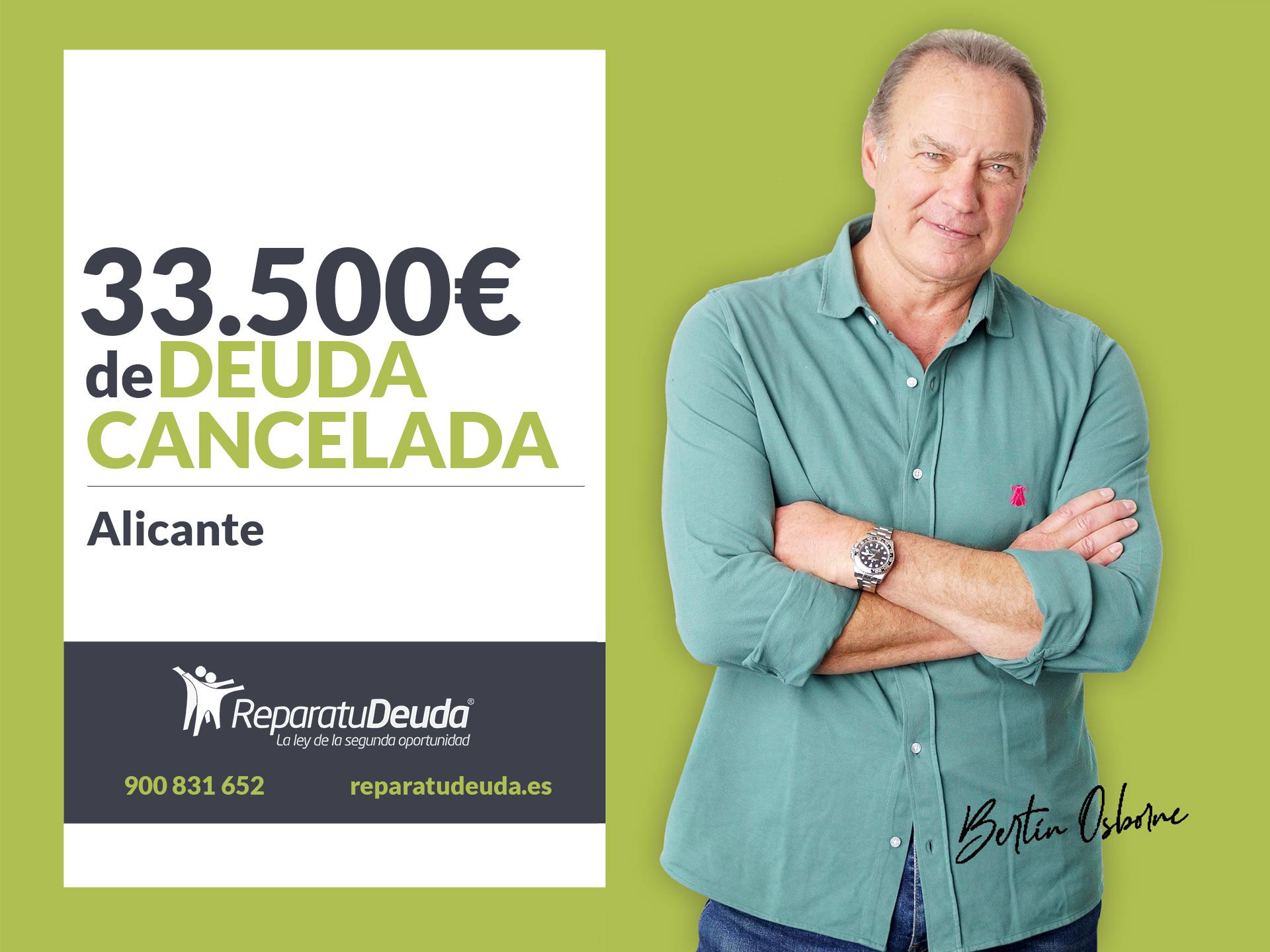 Repara tu Deuda cancela 33.500€ en Alicante (Comunidad Valenciana) con la Ley de la Segunda Oportunidad