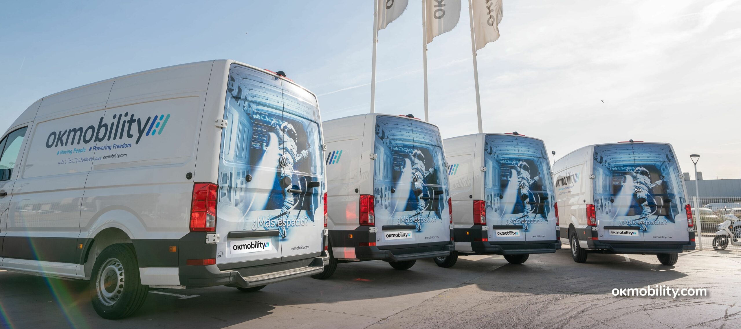 OK Mobility sigue ampliando su oferta de movilidad con la incorporación de vehículos industriales