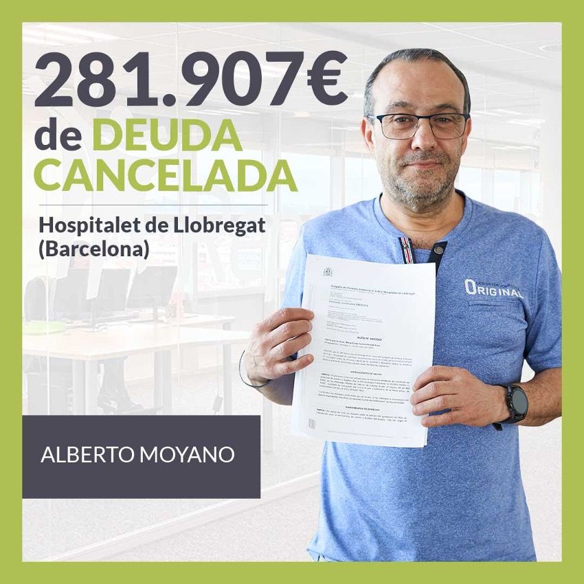Repara tu Deuda Abogados cancela 281.907€ en Hospitalet de Llobregat (Barcelona) con la Ley de Segunda Oportunidad