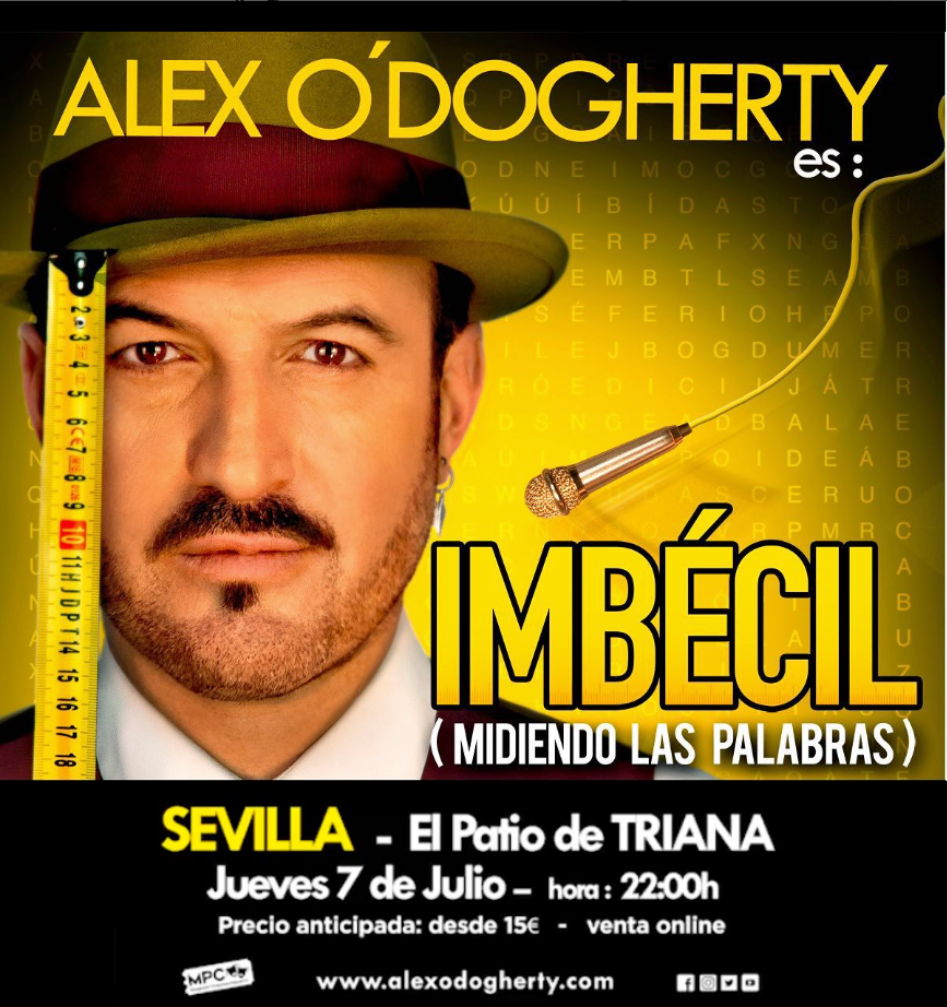 Alex O'Dogherty celebra 25 años de años de carrera con una actuación especial en El Patio de Triana