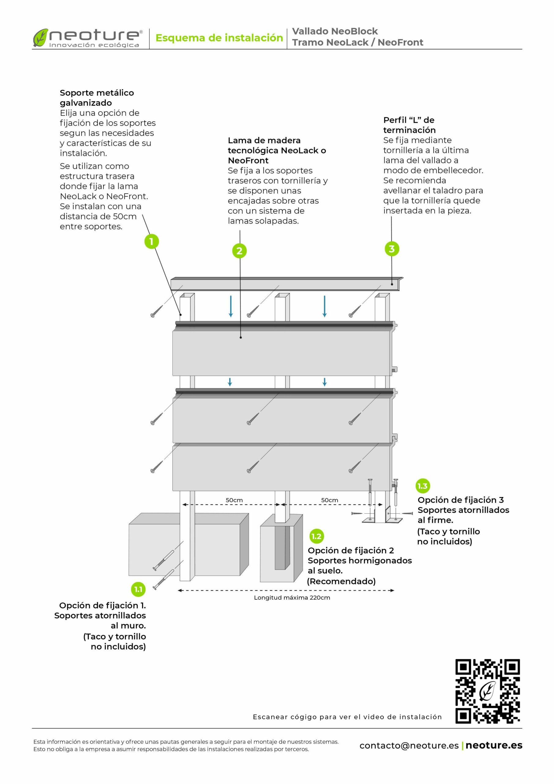 Como instalar un cerramiento para jardín con Madera Composite según Neoture