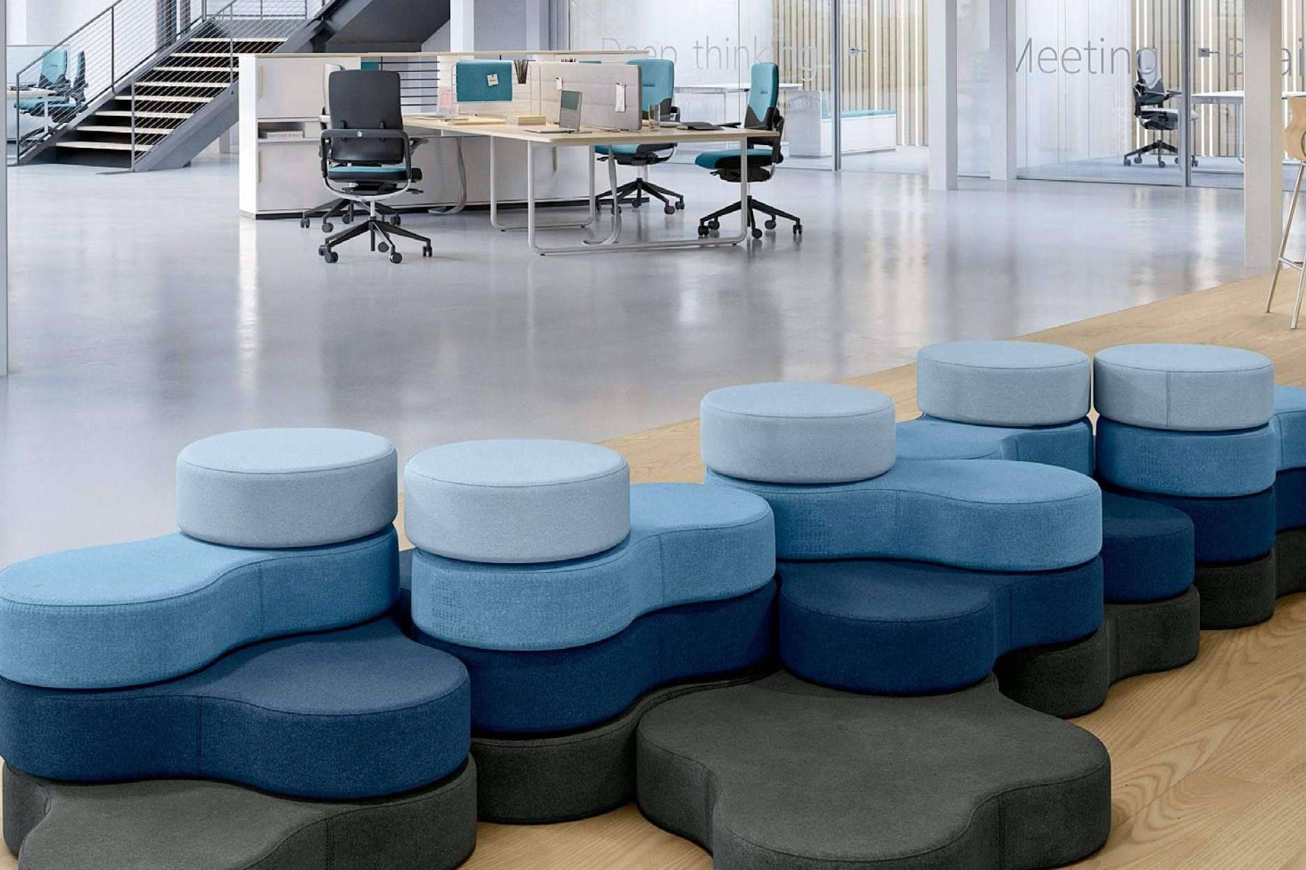 Salas de ocio en oficinas para hacer más ameno el día a día de los trabajadores, con Office Deco