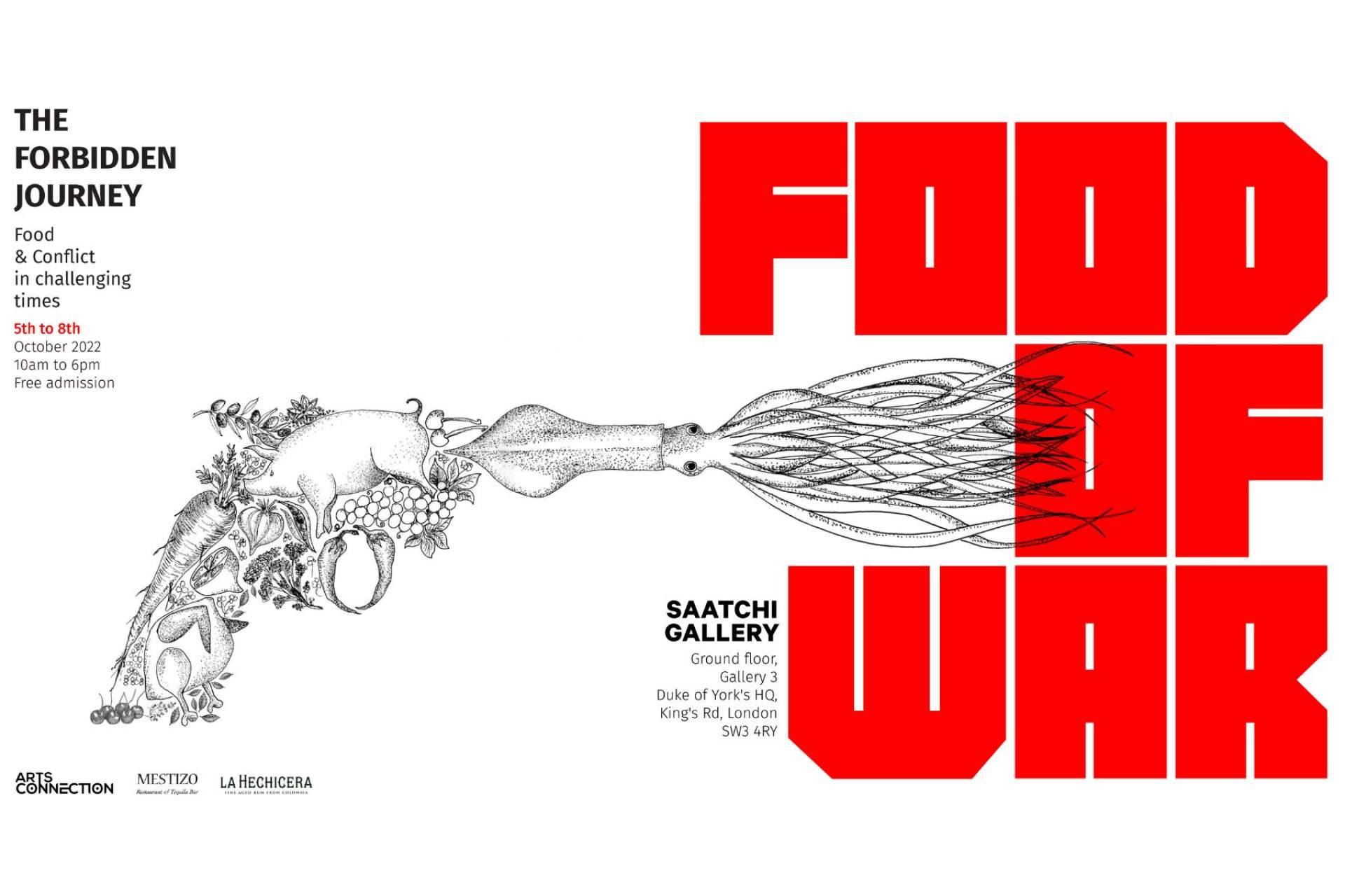 La exposición 'The Forbidden Journey' en Londres, donde está presente el colectivo de arte Food of War