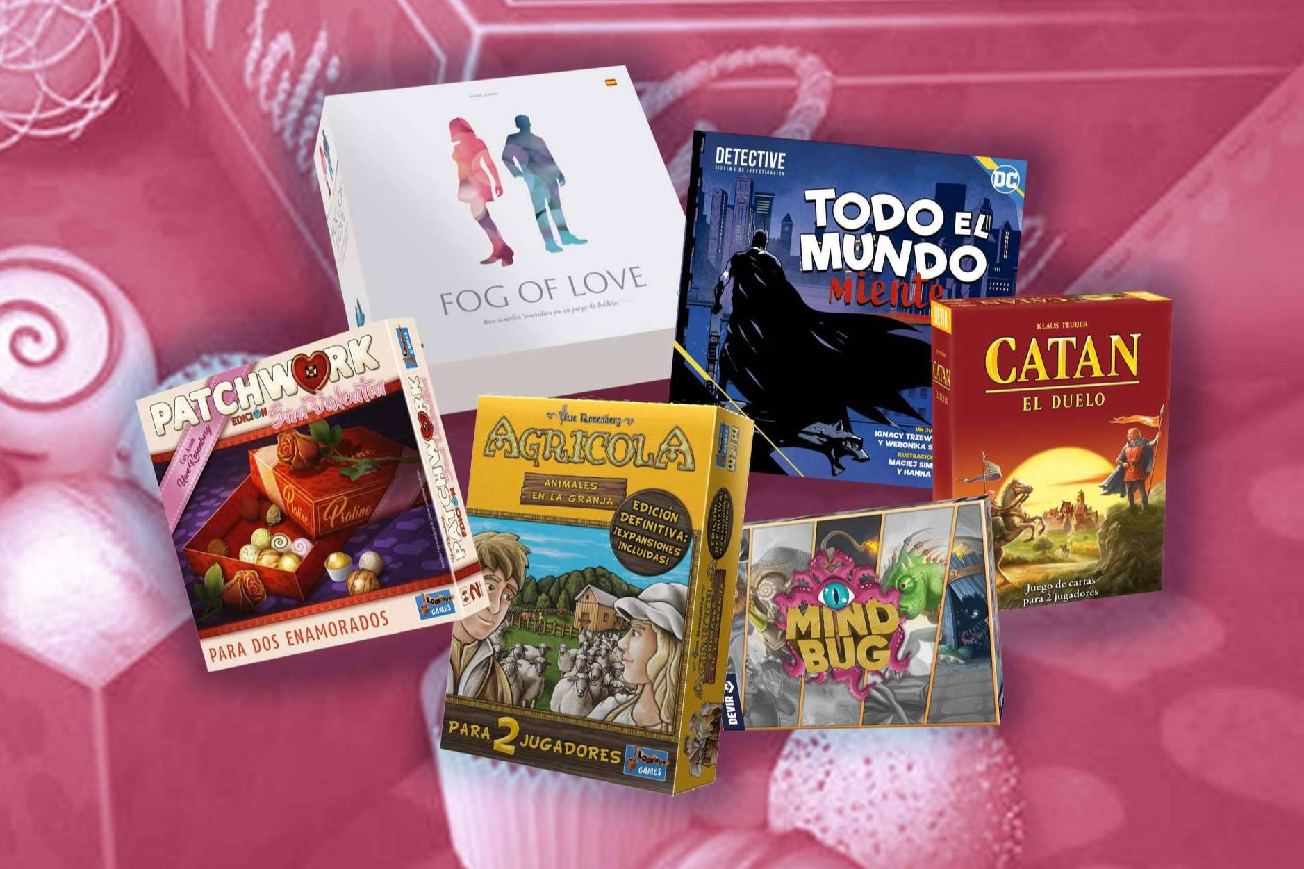 Los juegos de mesa para dos son una idea de regalo original para San Valentín