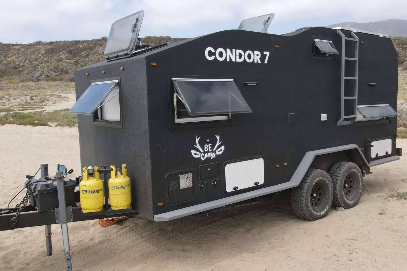 Las casas rodantes todoterreno y autónomas de Be Camp