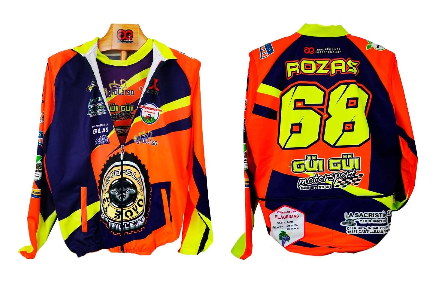 La ropa personalizada para motos offroad de ADHESIVOSEMBARRADOS