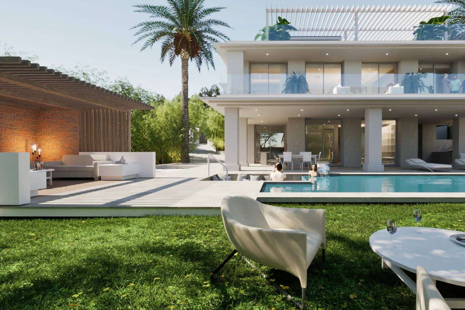 Diseño de una casa clásica y moderna, de la mano de Pacheco Arquitecto