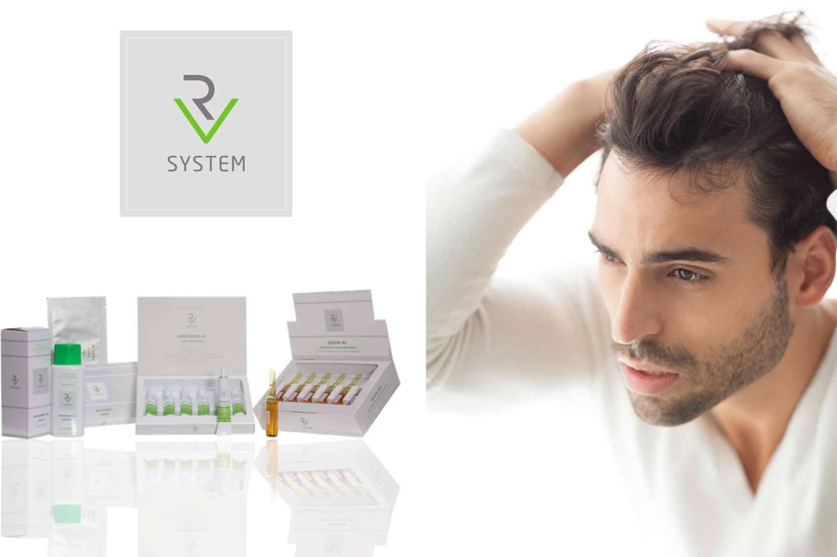 RV SYSTEM propone un tratamiento anticaída que mejora la calidad y densidad del cabello