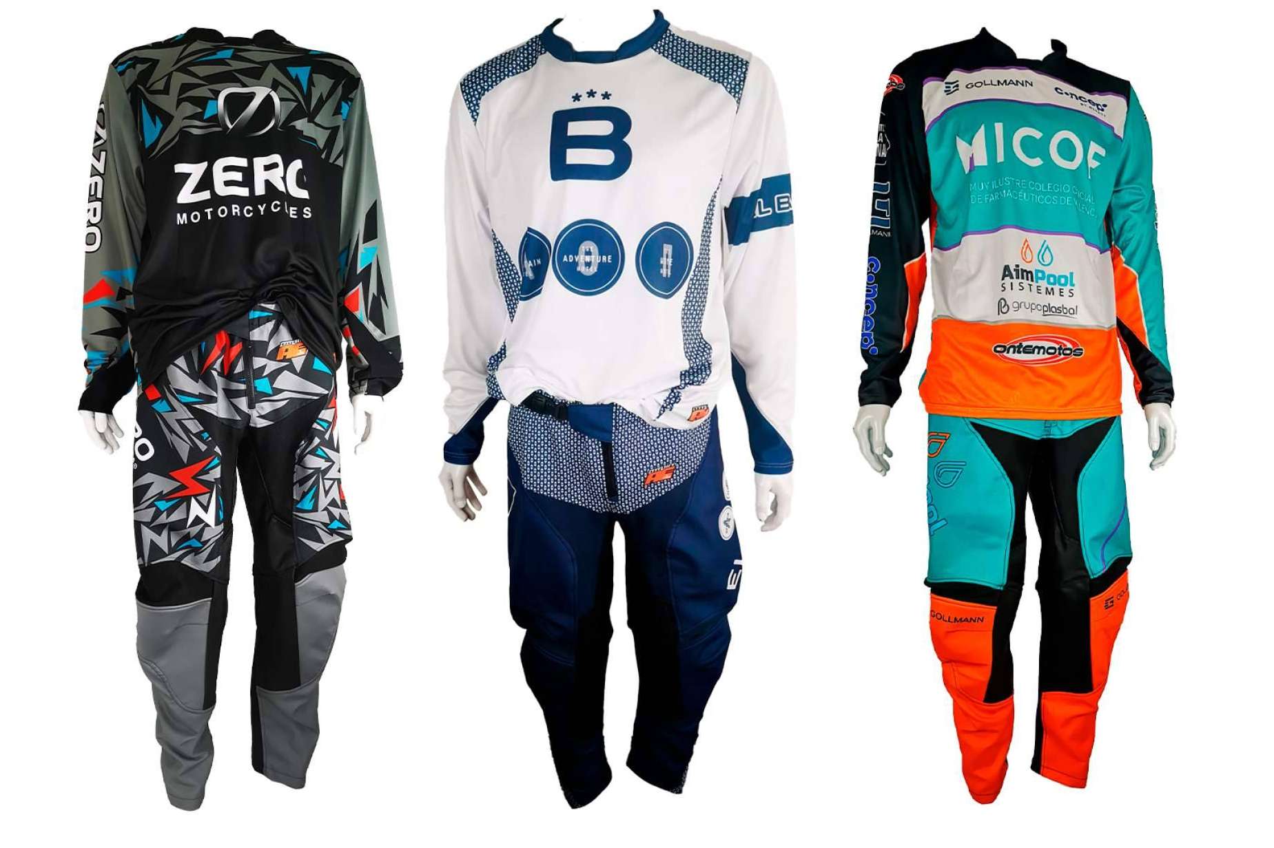 Ventajas de ADHESIVOSEMBARRADOS en ropa de motocross personalizable