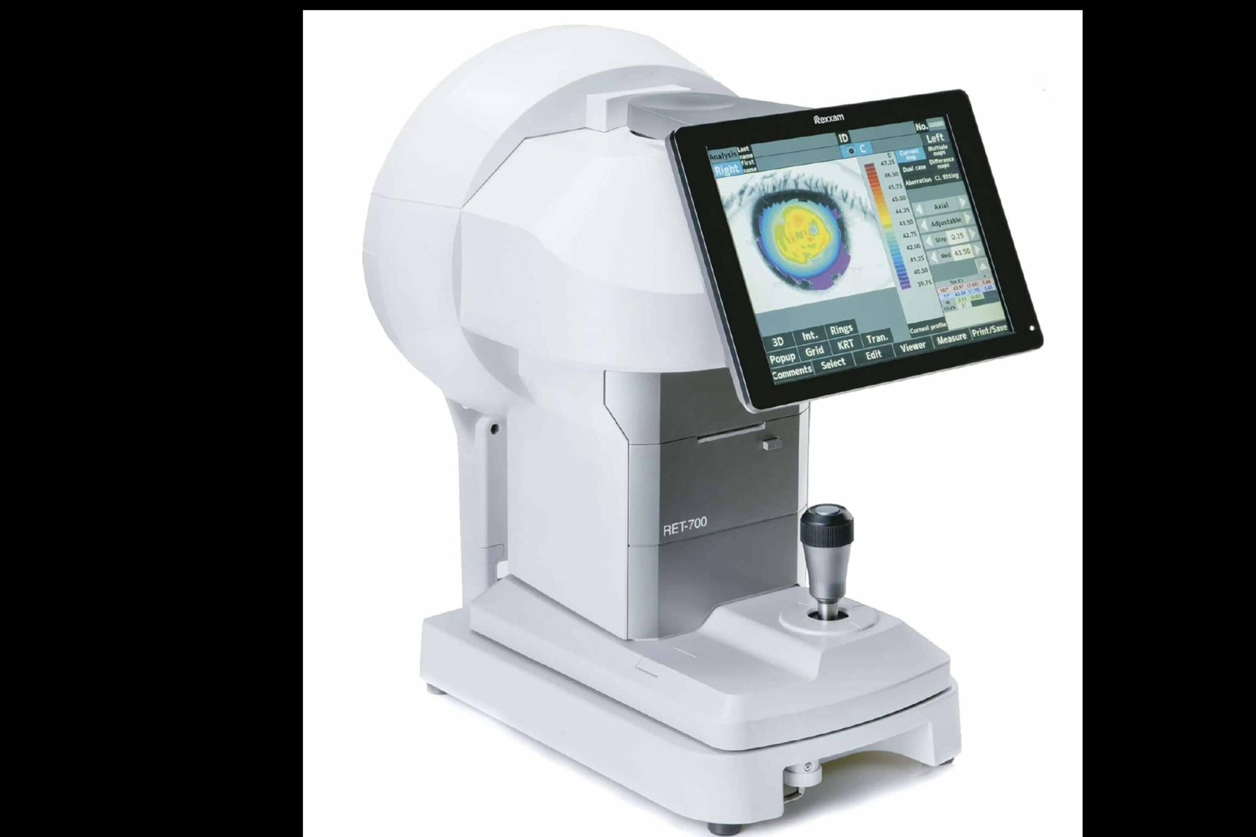 Dispositivo versátil y solicitado, el topógrafo corneal con refractómetro, preferido por los oftalmólogos