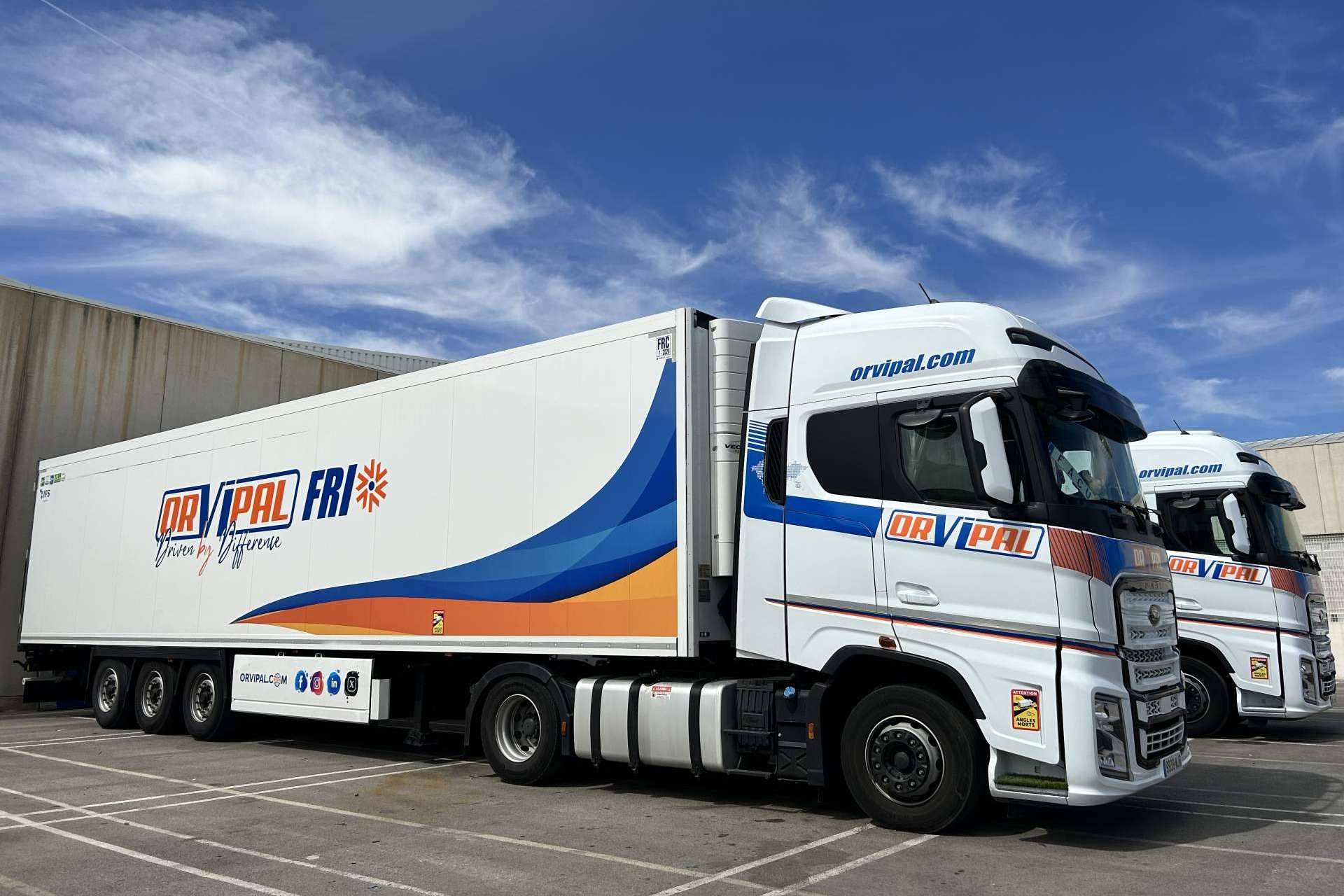 Cómo es el servicio de transporte frigorífico de Orvipal