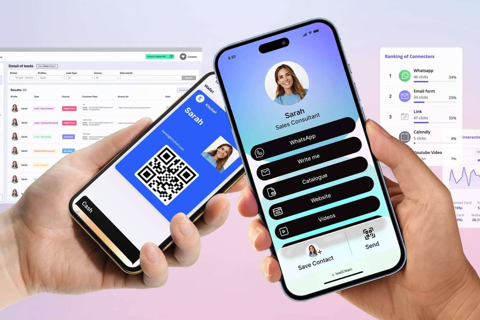 Tarjetas digitales, la nueva herramienta para networking