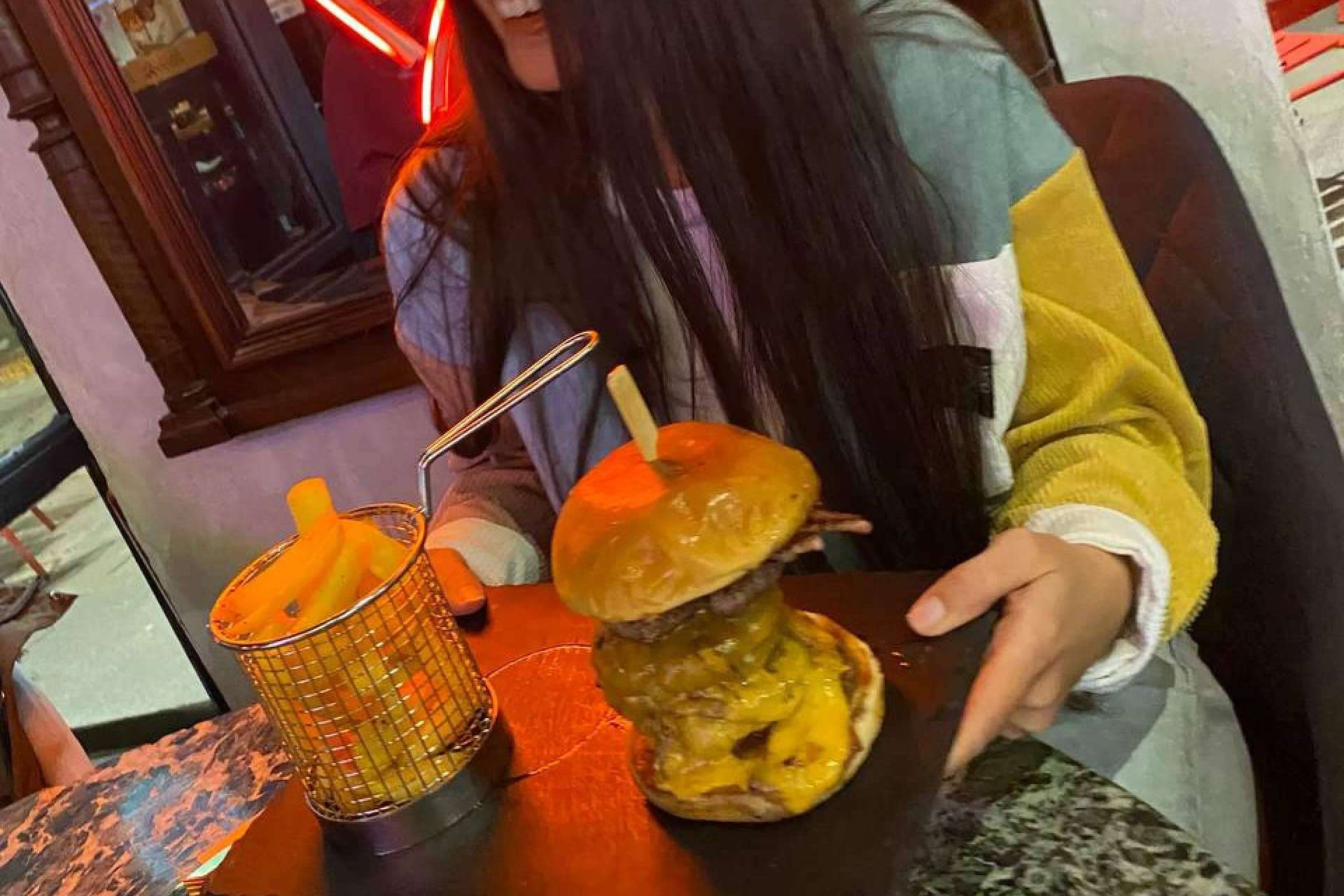 Hamburguesas con carne madurada de manera natural, en New York Crush, Madrid