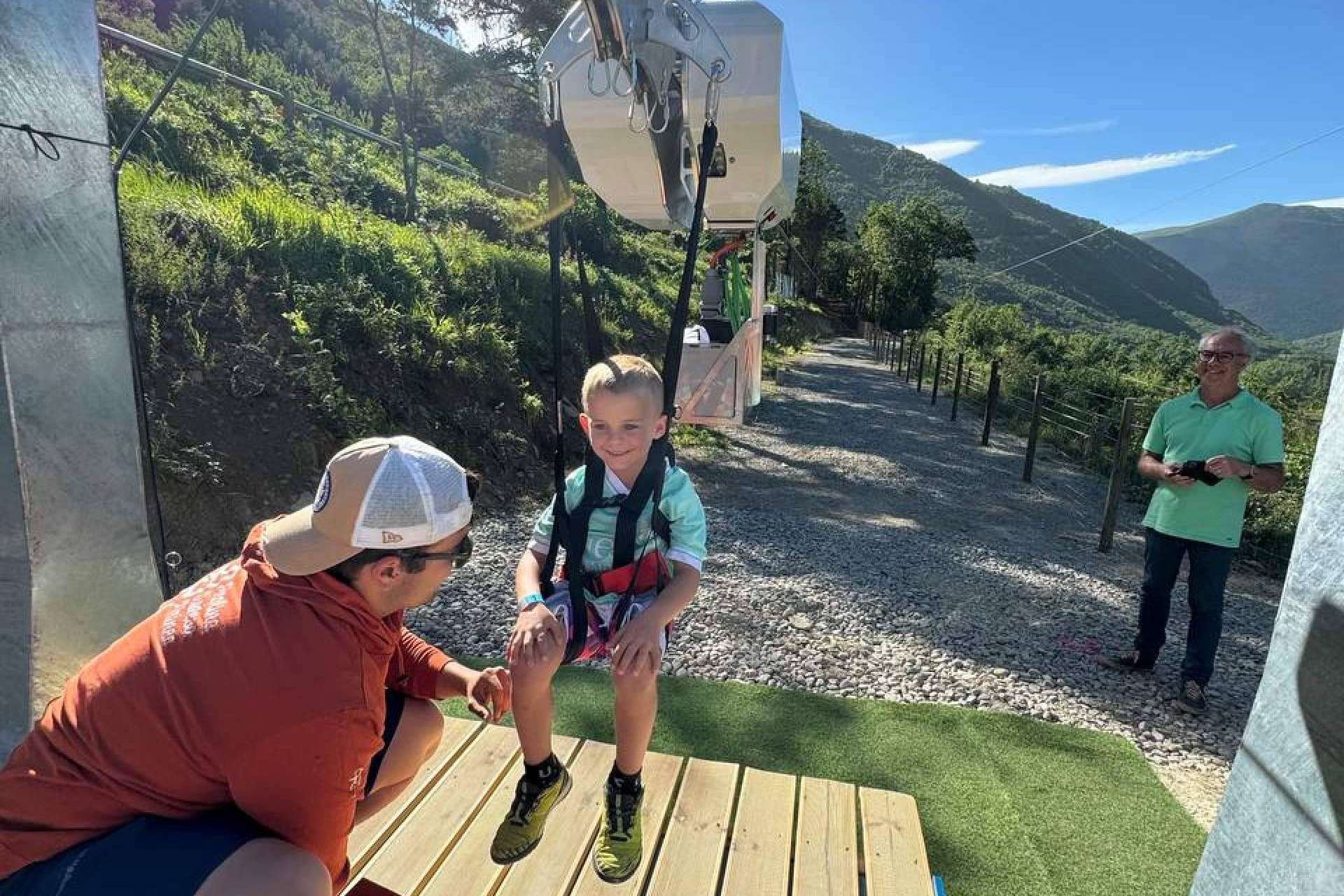 TOP presenta TyroldKid, su nueva tirolina infantil en los pirineos aragoneses