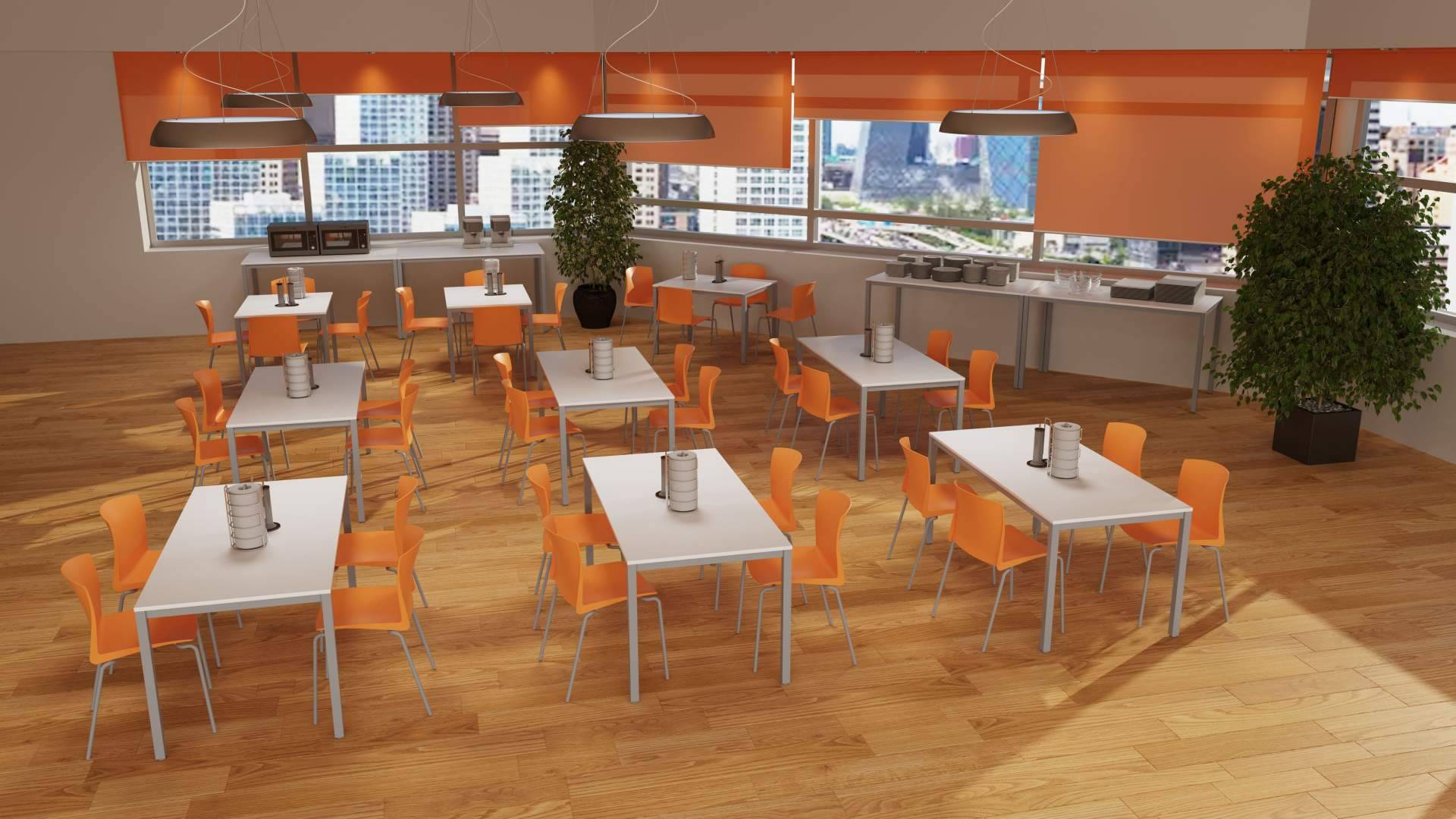 Mobiliarios para comedores de empresas y escolares con OfficeDeco