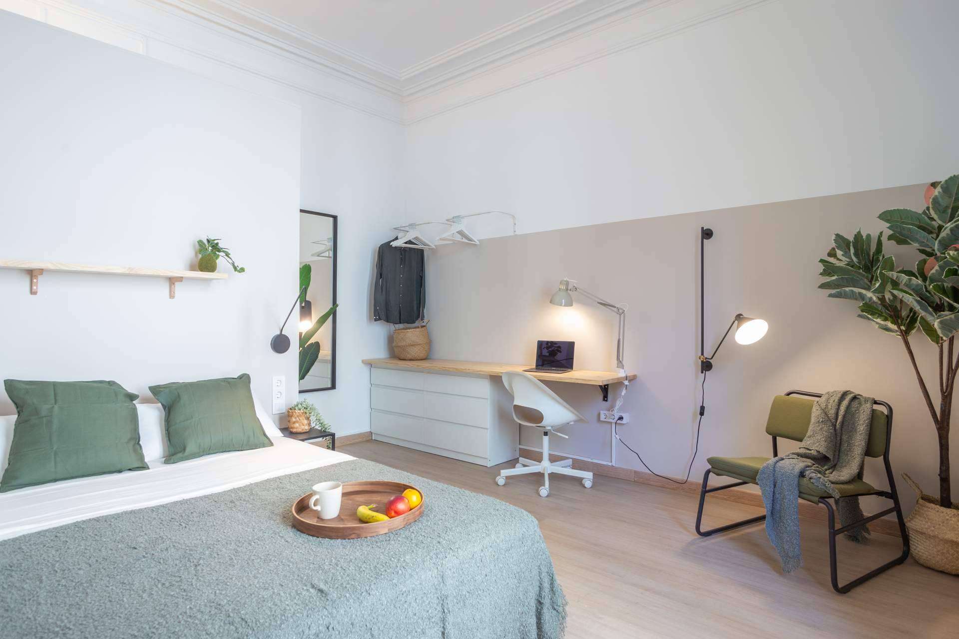 Haaus® Coliving tiene algunas de las mejores habitaciones en alquiler de Barcelona con todo incluido.