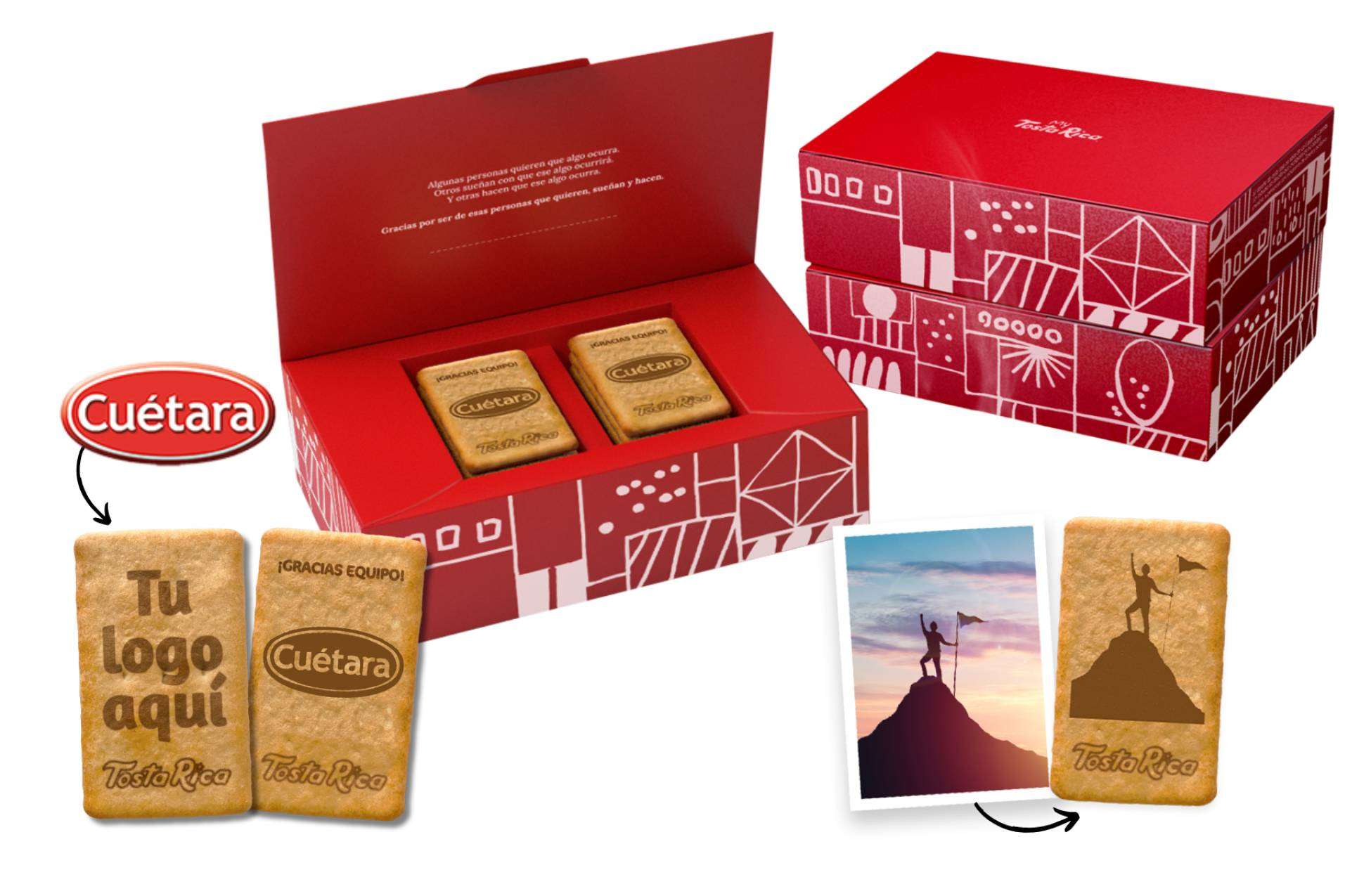 Las galletas personalizadas de My TostaRica ofrecen un regalo corporativo ideal para empleados y colaboradores