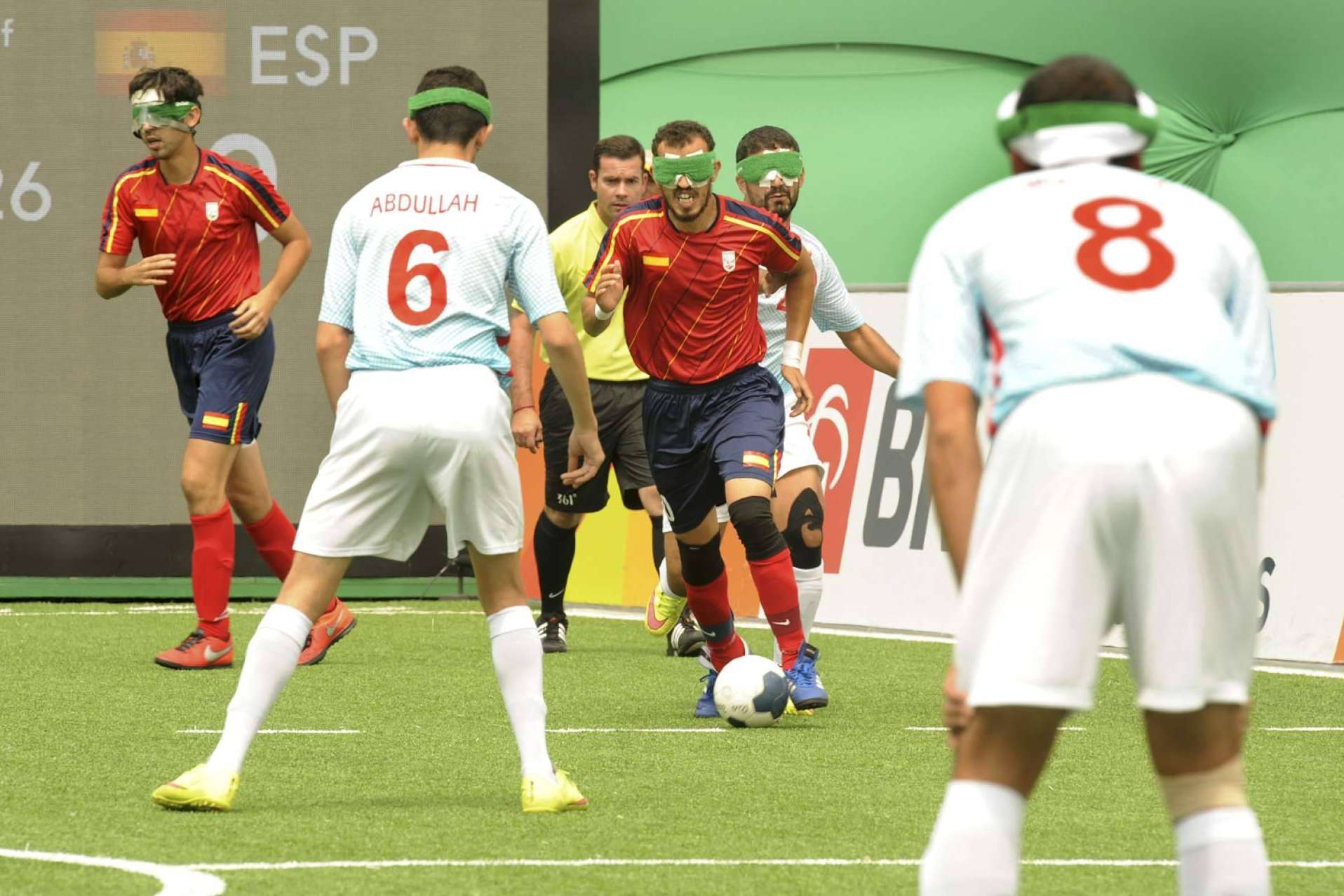 Santa Marta organiza fútbol 3x3 para ciegos en el centro comercial el Tormes
