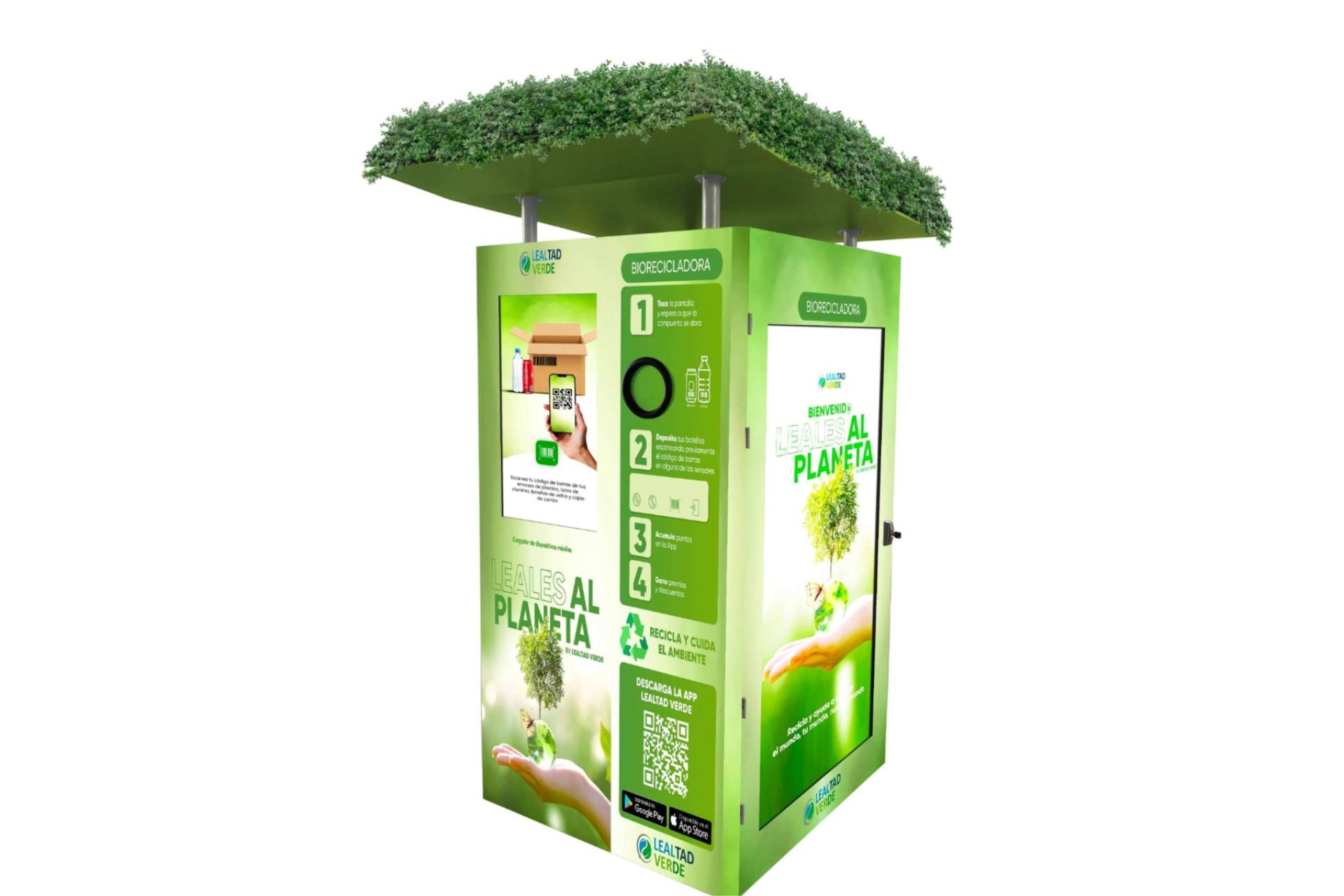 Máquinas biorecicladoras SDDR de Lealtad Verde, tecnología al servicio de la economía circular