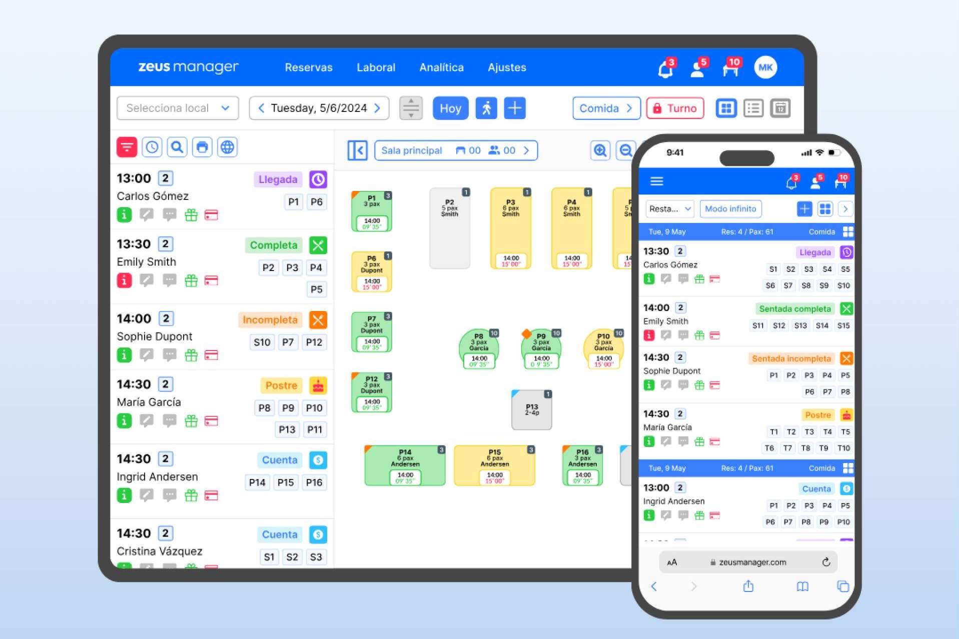 Optimizar costes y utilidades con el libro de reservas online de Zeus Manager