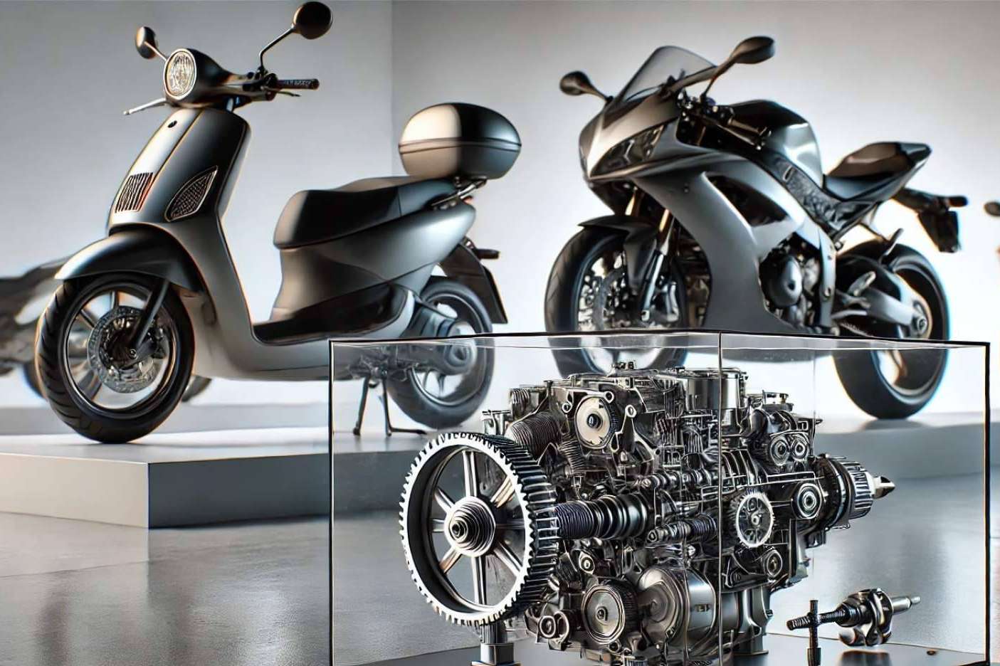 El cambio en la moto, ¿manual o automático?