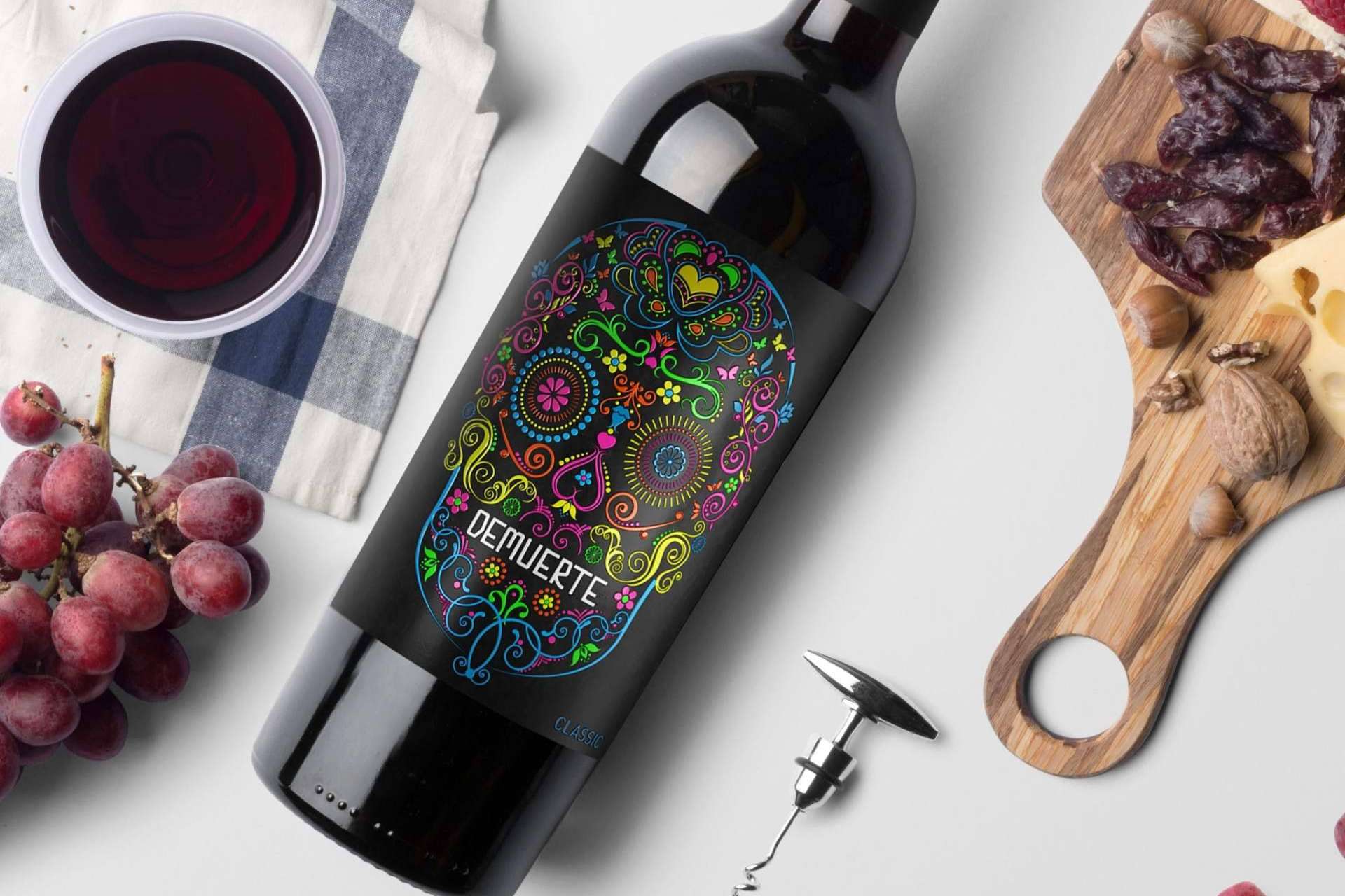 Equilibrio, diseño y carácter, así es el vino tinto perfecto en la línea Vinos DeMuerte