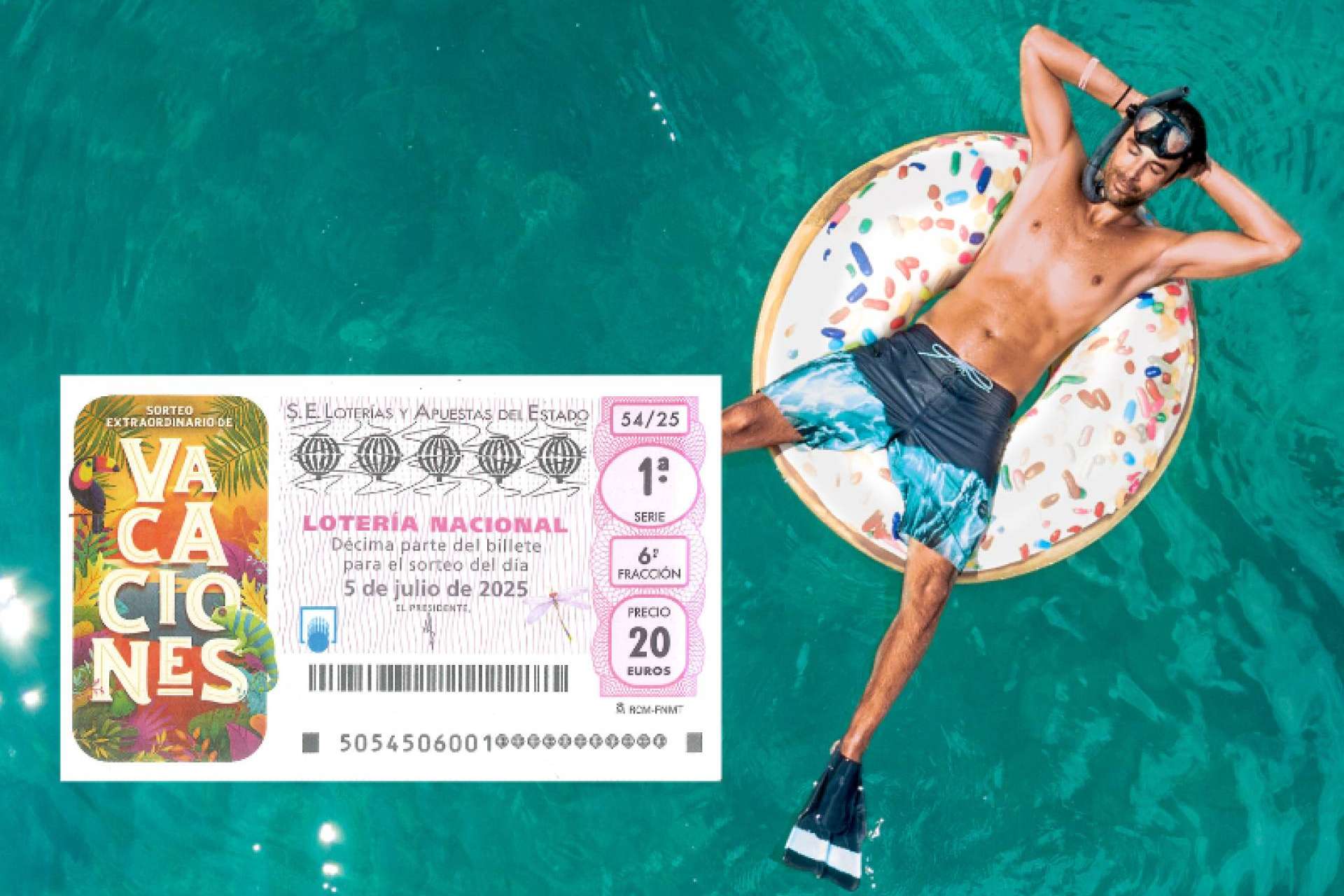 El Sorteo Extraordinario de Vacaciones 2025 reparte 20 millones de euros a un décimo