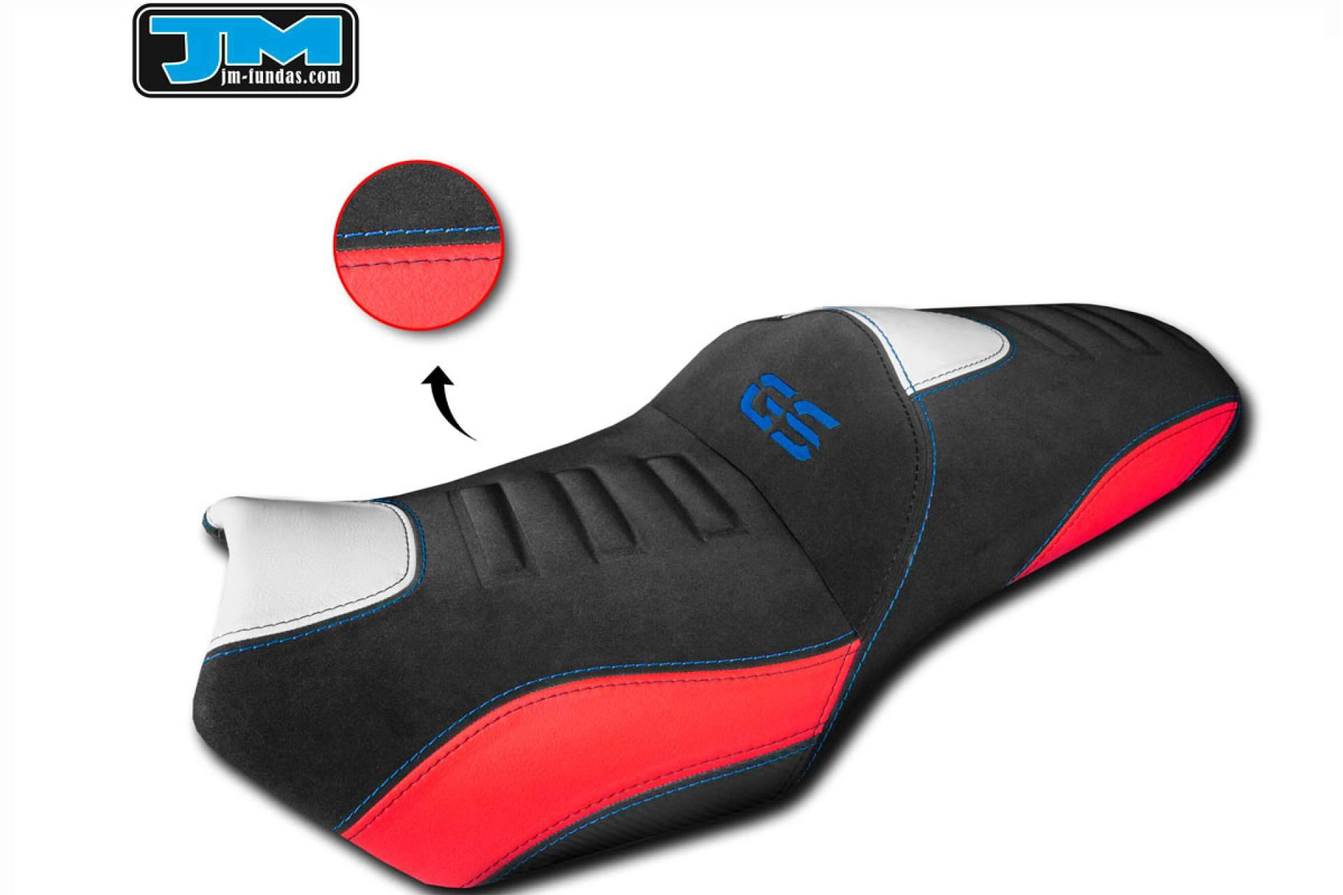 Nuevos asientos de moto BMW de JM Fundas con espumado a medida para largas rutas