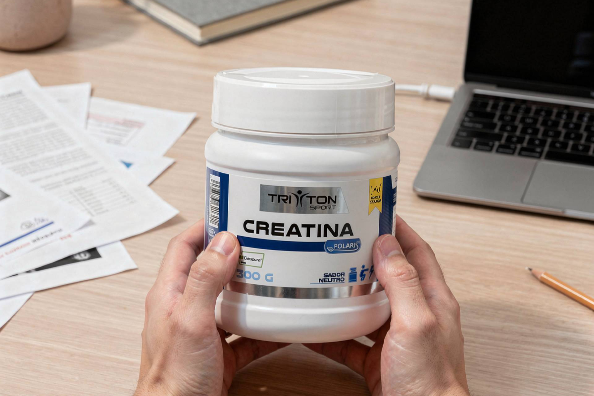 Creatina Creapure® de Polaris Formula; pureza certificada para entrenamientos exigentes