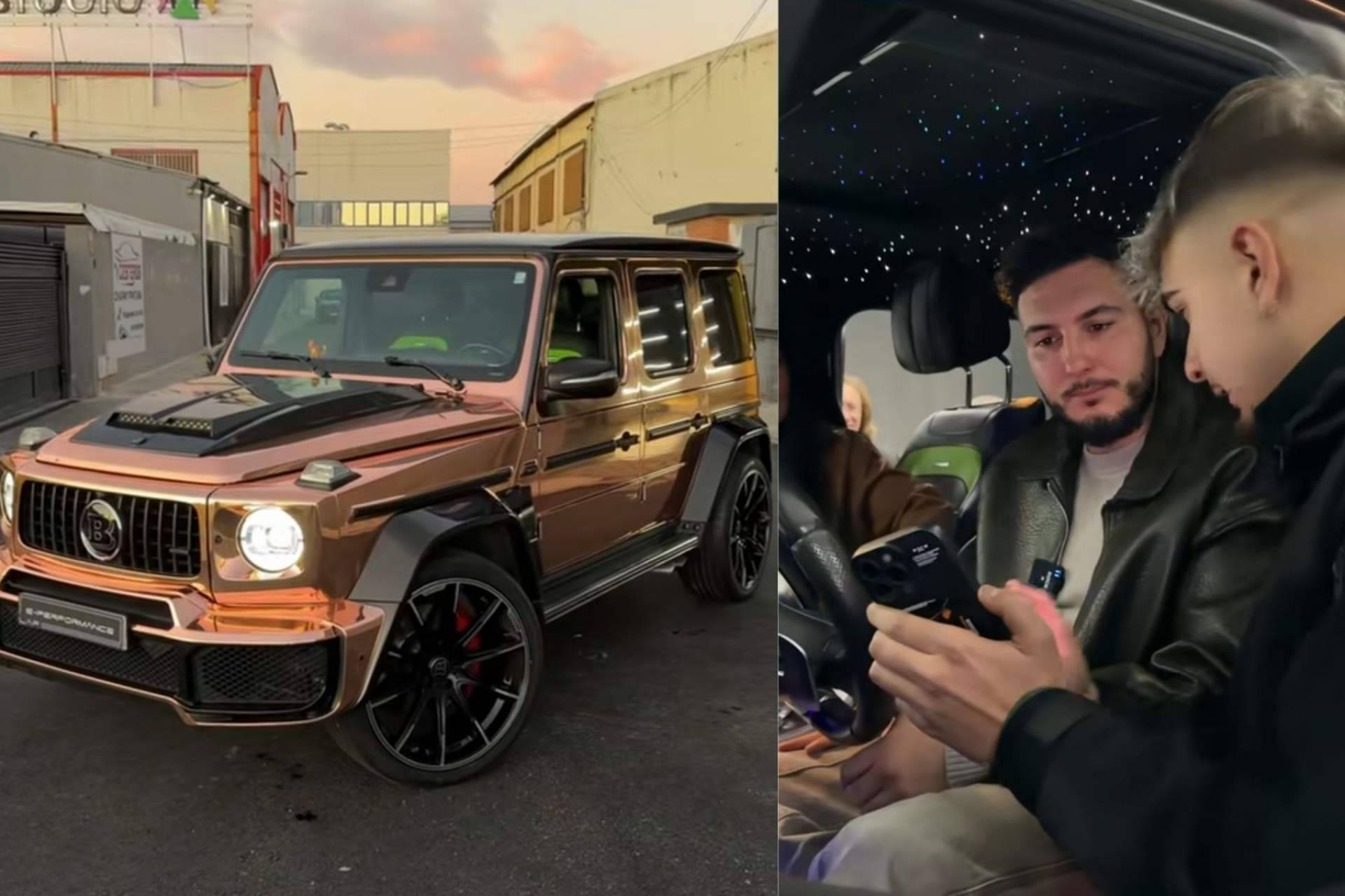 El Mercedes de 'Oro Rosa' de Omar Montes; ¿genialidad o el exceso del año?