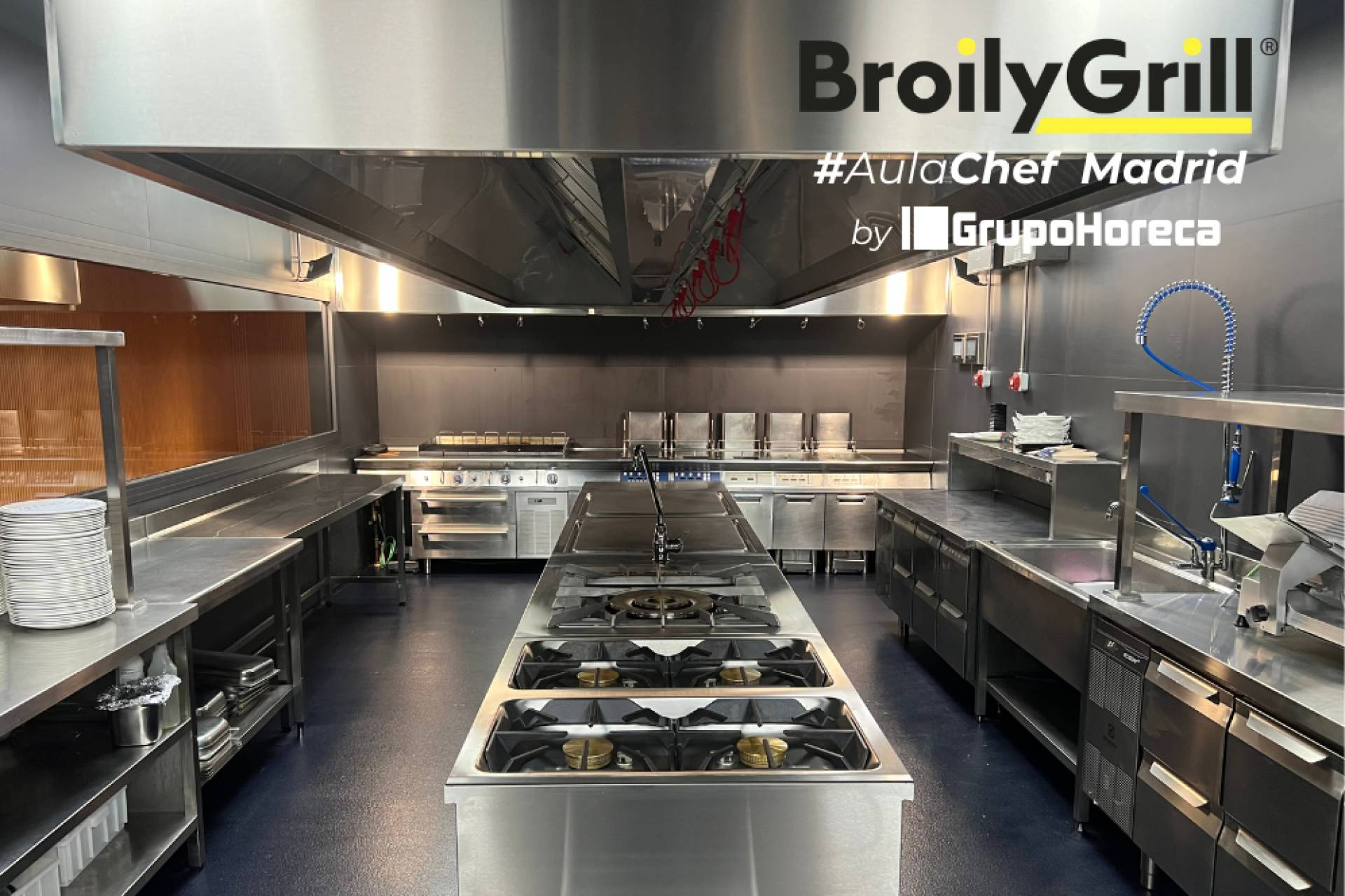 GrupoHoreca impulsa AulaChef como centro de demostración del grill de alta temperatura BroilyGrill