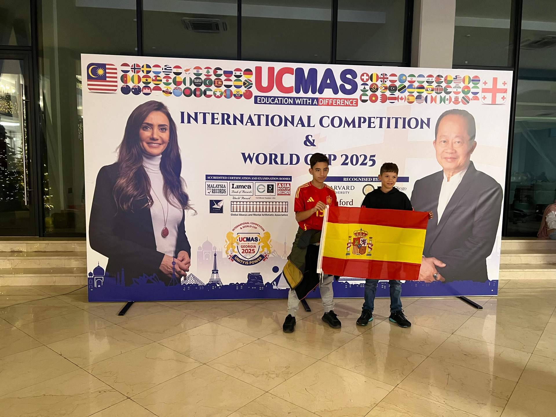 Éxito español en la competición internacional de cálculo mental de UCMAS