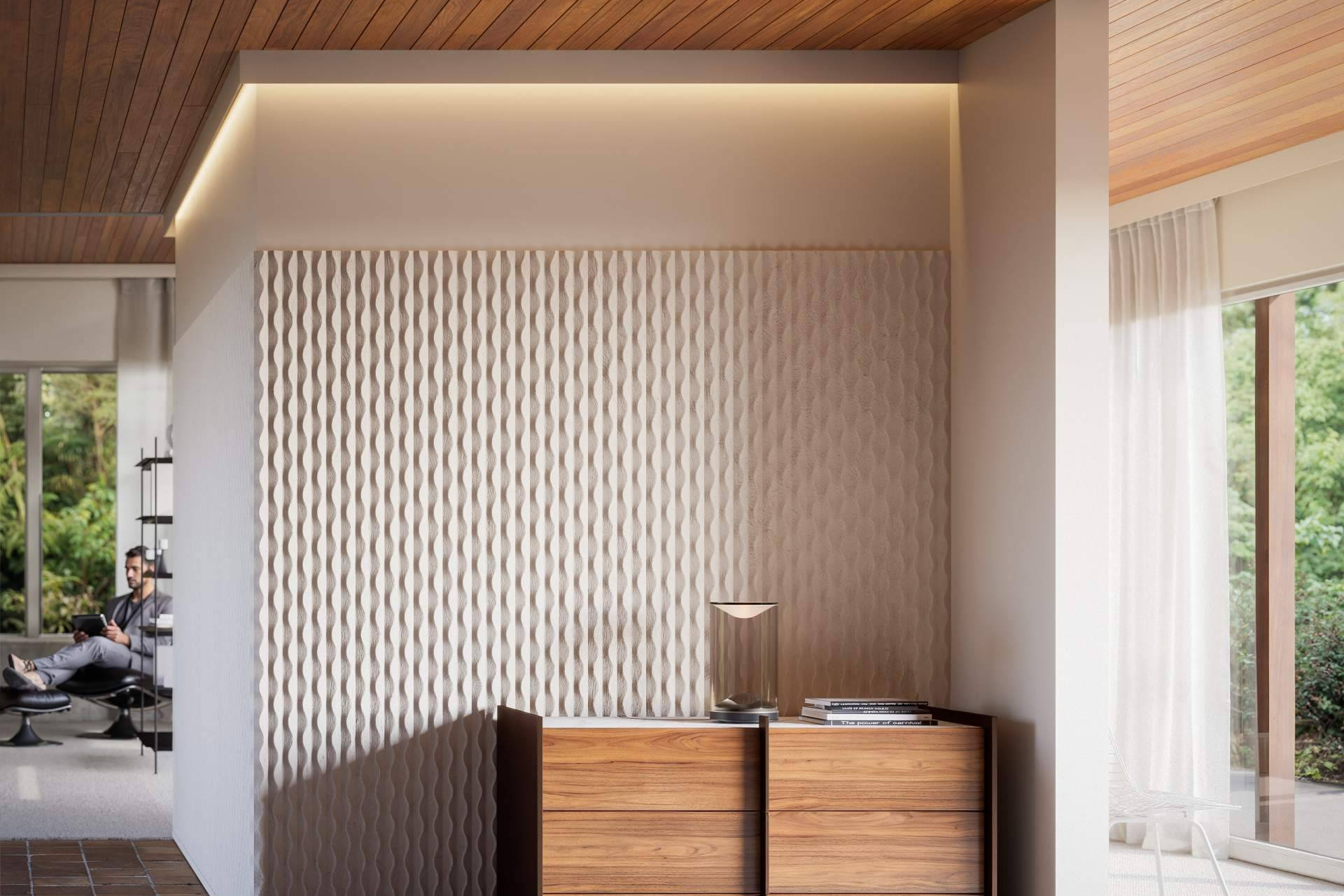 Paneles 3D, rosetones y molduras, la propuesta de Orac para un interiorismo elegante y atemporal