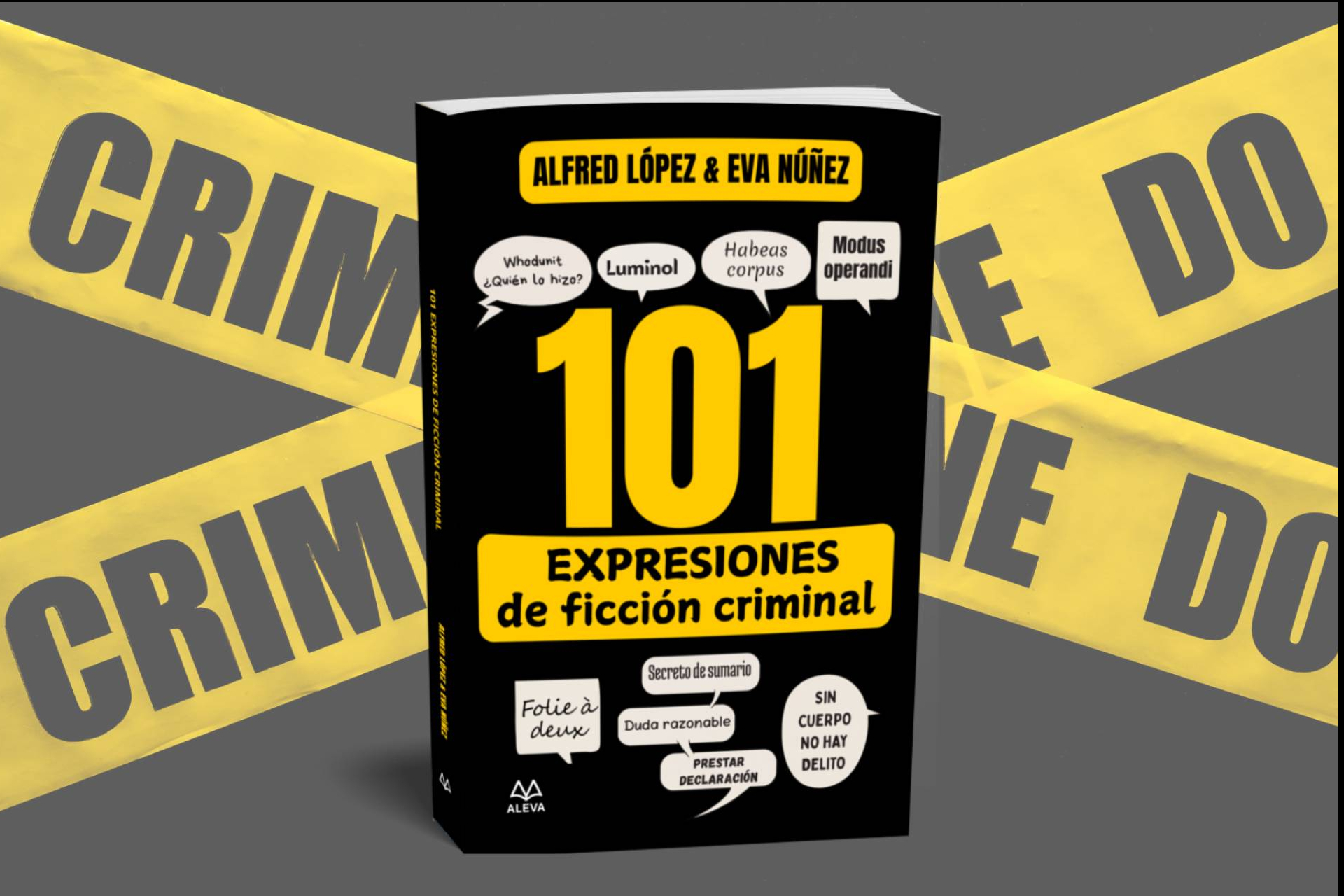 «101 EXPRESIONES de ficción criminal», el libro para entender la novela negra y el true crime