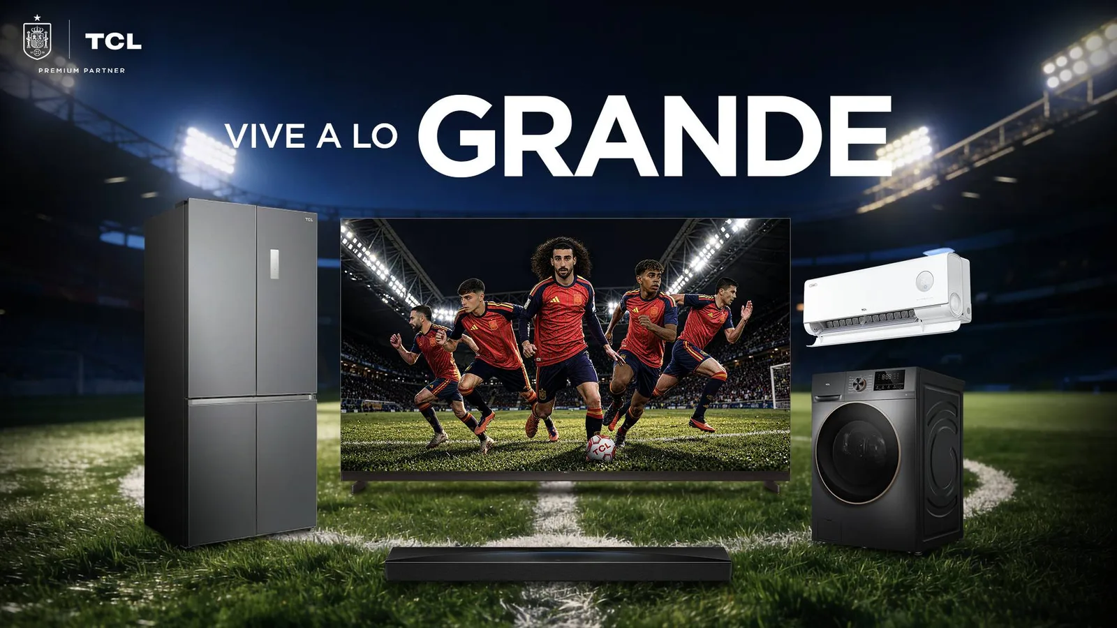 España busca la gloria; TCL lleva la emoción de la final al salón con una experiencia a la altura del momento