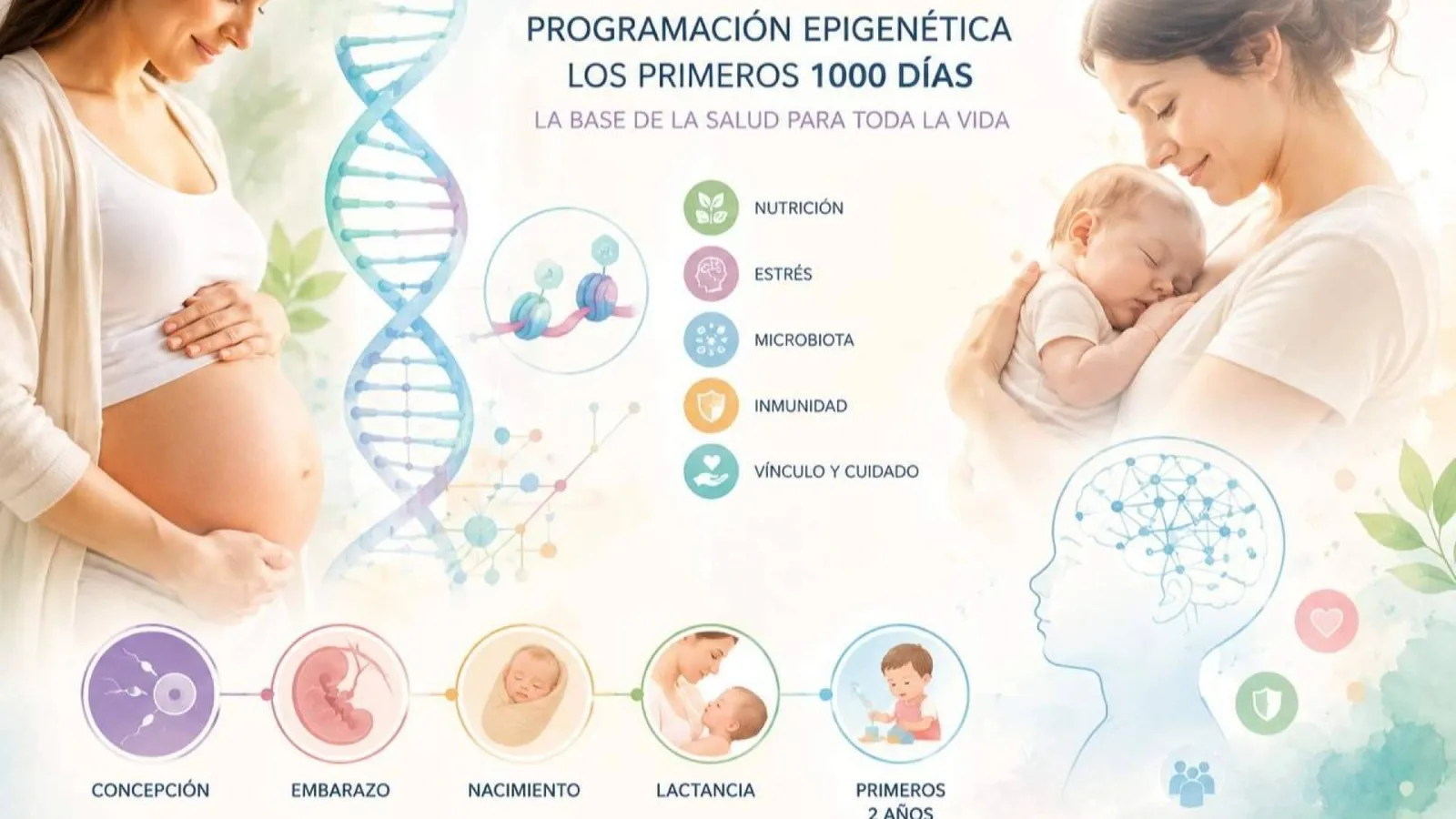 Programación Epigenética; el inicio determina la salud de toda la vida